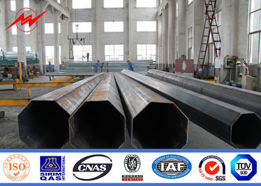 Китай Вокруг толщины стальной плиты 4mm гальванизированная стальная высота Поляка 15m прямо 2 раздела поставщик