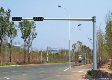 Китай фонарный столб прочной одиночной руки поляка светофора 6.5М на открытом воздухе с анкерными болтами поставщик