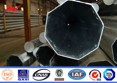 Китай поляк электропитания горячего погружения 15м гальванизированный стальной трубчатый с материалом АСТМ А123 поставщик