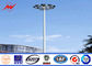 Стадион освещая 36,6 метра гальванизировал высокий фонарный столб рангоута с системой повышения 600кг поставщик