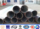 Outdoor Bitumen 20m African Galvanized Steel Power Pole with Cross Arm поставщик