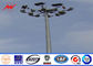4 фонарный столб рангоута разделов 10мм 40М ХДГ высокий с скоростью ветра 30м/с 55 ламп поставщик