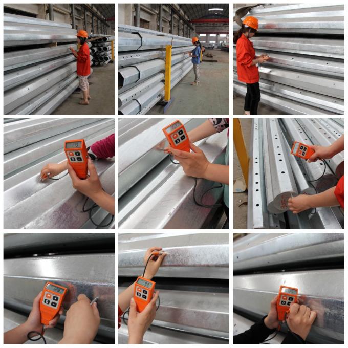 Jiangsu milky way steel poles co.,ltd контроль качества 3
