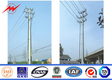 Китай Поляк линии электропередач опоры линии электропередач 25 м 6мм утверждения ИСО одиночной гальванизированный цепью стальной поставщик