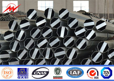 Китай Сплющенный восьмиугольный поляк Cctv стальной общего назначения гальванизировал силу металла трубчатую поставщик