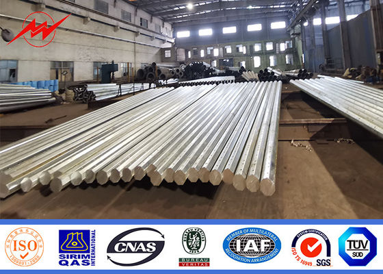 Китай поляк передачи 16m гальванизированный металлом стальной трубчатый поставщик