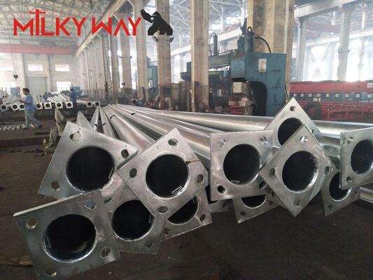 Качество  Customizable Street Light Poles with Lengths up to 14 Meters Without Slip Joint and Multiple Flange Mounted or Planted Type Options Фабрика