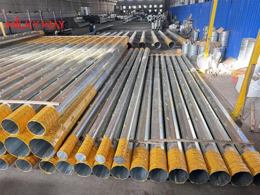 Качество  Galvanized Steel Pole Suitable for Electrical Power Distribution and Outdoor Lighting with Multiple Shape Options and Steel Materials Фабрика