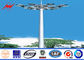 Рангоут Поляк противокоррозионной площади круга 25M HDG высокий с круглой панелью светильника поставщик