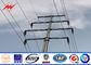 Опора линии электропередач 1200дан АСТМ А572/С355 18м стальная для высоковольтного электрического проекта поставщик
