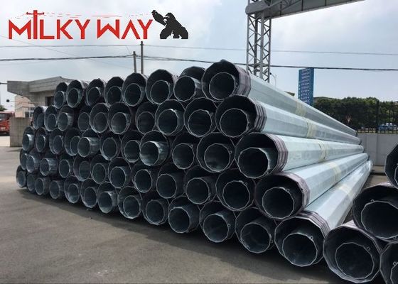 12M 16KN Стальной трубчатый электрический столб для проекта передачи электрической линии распределения поставщик