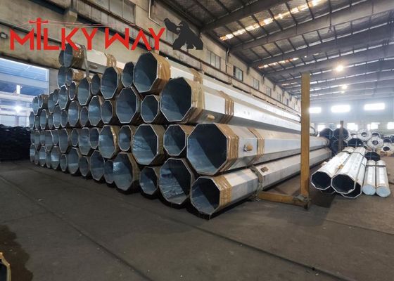 Q345 Монопольная башня из стали для телекоммуникаций 18-30 м поставщик