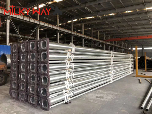 16 м 18 м Высота Конический электрический столб Толщина 5 мм ASTM A123 Стандарт гальванизации поставщик