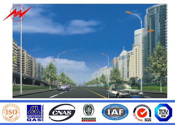 Красящ 2.75mm 12m двойной Поляк гальванизированное рукояткой стальное для уличного освещения