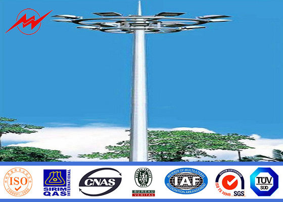 Рангоут Поляк энергии солнечной силы высокий с штуцерами и система подъема для освещения морского порта