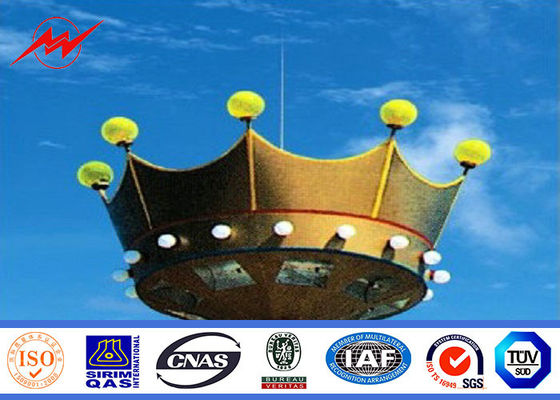 Горячий рангоут Поляк гальванизирования 75M погружения крася высокий с поднимаясь системой