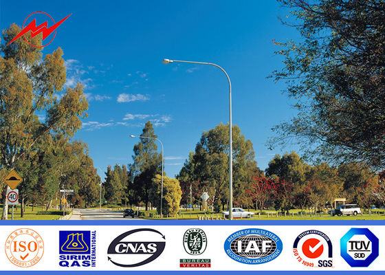 пропаганда толщины стены 7mm 3mm двойная гальванизировала стальное Поляк для конструкции света хайвея