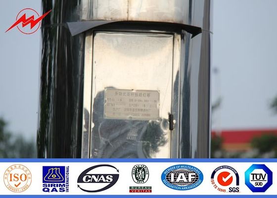 25 порошок multisided метрами покрыл высокий полюс рангоута с 6*1000 ваттом HPS