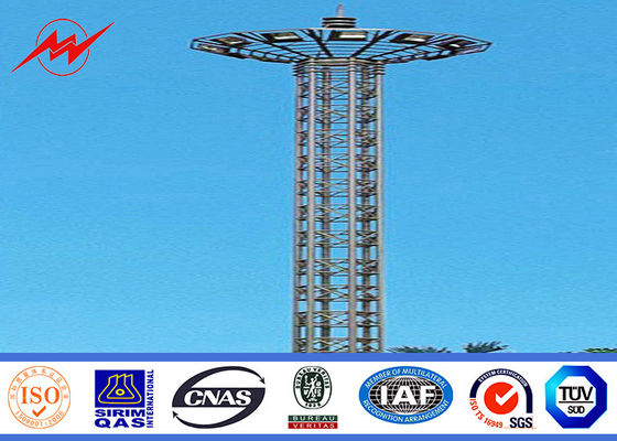 30m Q235 HDG гальванизировали высокий рангоут Поляк с светами 400w HPS