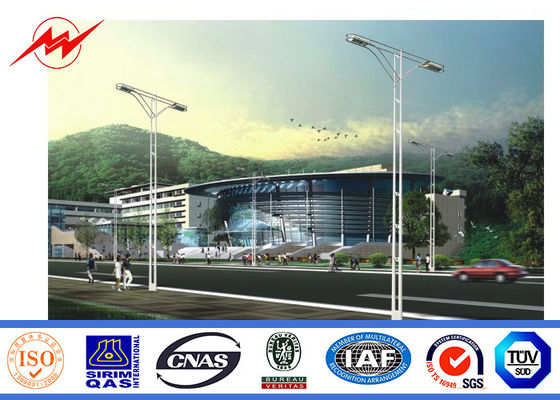 Солнечные 2.75mm 12m двойной Поляк гальванизированное пропагандой стальное для освещения дороги