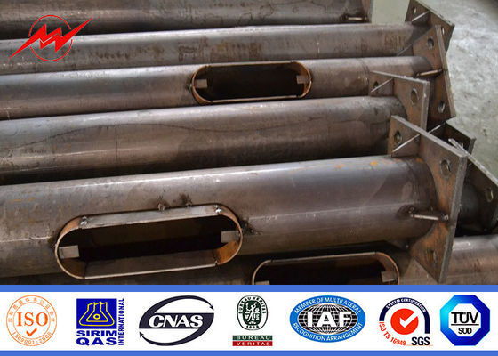 уличный свет Poles одиночной рукоятки 6m солнечный, гальванизированная дорога светлые Poles IP65