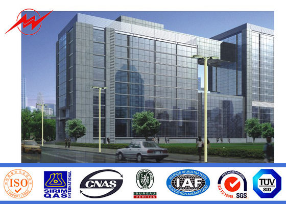 Раздел HDG 3mm крася гальванизированный стальной Поляк одно для освещения дороги