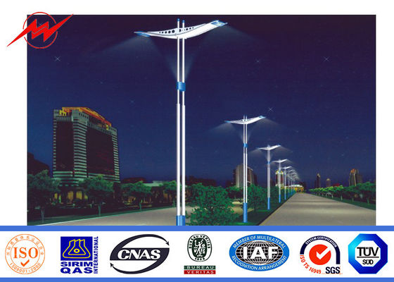 Раздел HDG 3mm крася гальванизированный стальной Поляк одно для освещения дороги