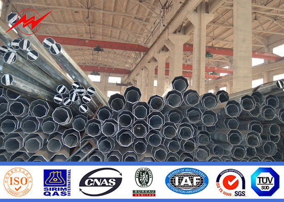 69 KV электропитание Поляк горячего погружения 11,8 m гальванизированное, стальное трубчатое Поляк