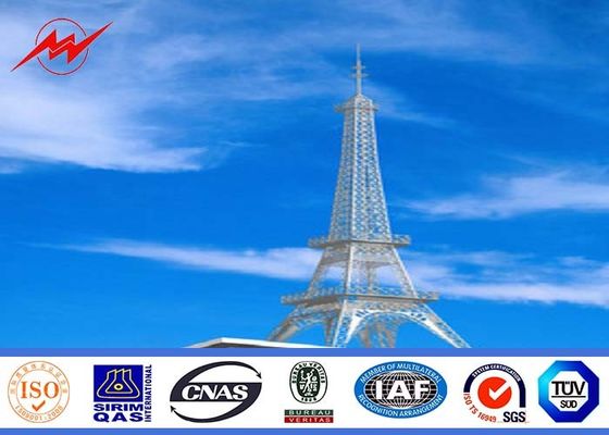 Гальванизированная высоким напряжением стальная электрическая Monopole башня радиосвязи