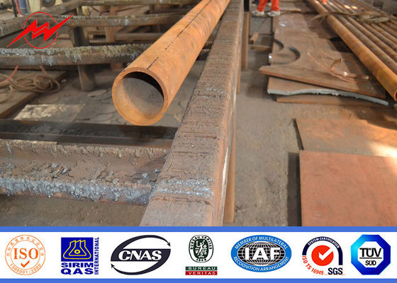 Толщина высоты 3mm светлых Poles 5m стоянкы автомобилей кронштейна уличного освещения одиночная