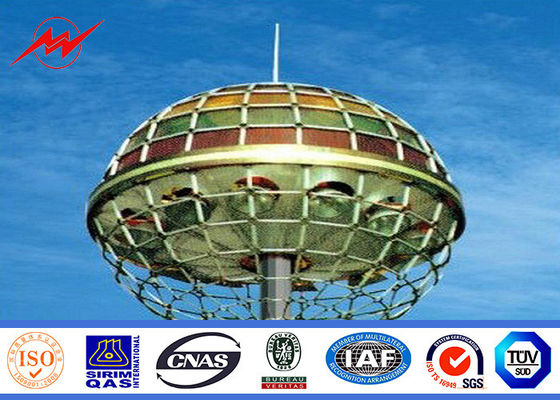 HDG крася рангоут Поляк 70M высокий с поднимаясь системой для освещения площади