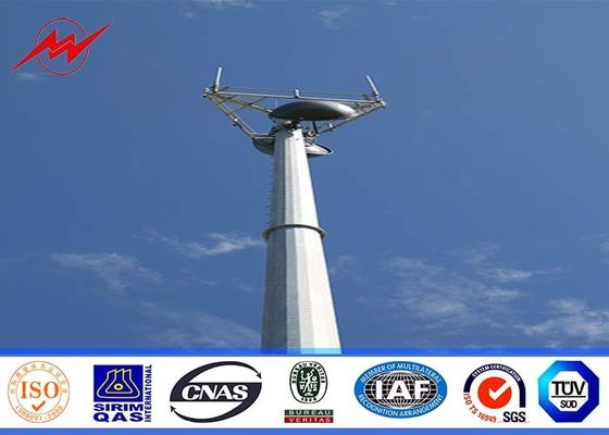 Башня сотового телефона стали 100ft Mono Поляк передвижная/сплющила/служить фланцем стальные Poles