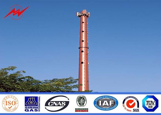 Башня сотового телефона стали 100ft Mono Поляк передвижная/сплющила/служить фланцем стальные Poles