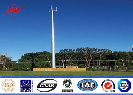 Втулка выскальзования сплющила башню 80ft GSM Mono Поляк с политым бетоном