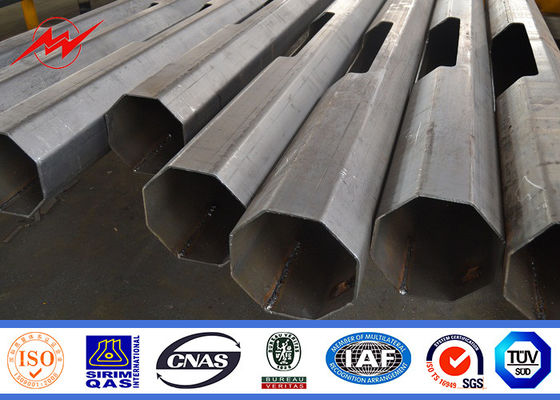 12m гальванизировало покрытие порошка 2.5mm квадратное светлые Poles с перекрестными рукоятками