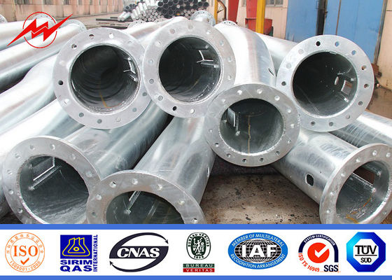 12m гальванизировало покрытие порошка 2.5mm квадратное светлые Poles с перекрестными рукоятками