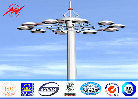 12 материал Поляка Gr50 рангоута сторон 40M высокий с круглой панелью 8 освещает