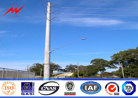 Восьмиугольное электричество Поляк 69kv стальных структур низшего напряжения 8M трубчатое