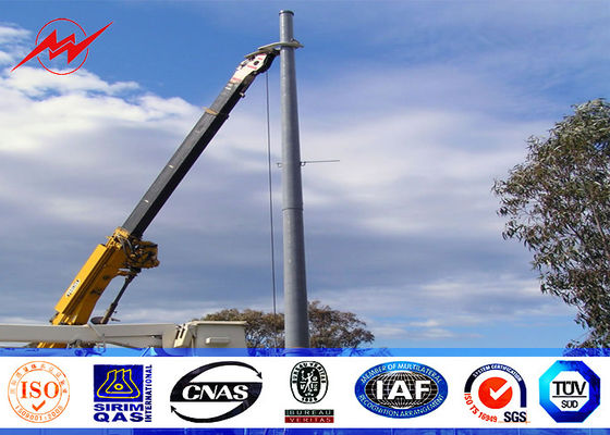 Восьмиугольное электричество Поляк 69kv стальных структур низшего напряжения 8M трубчатое