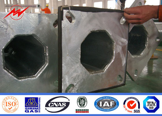 Водоустойчивое гальванизирование 9m солнечные светлые Poles горячего погружения для дорожного освещения