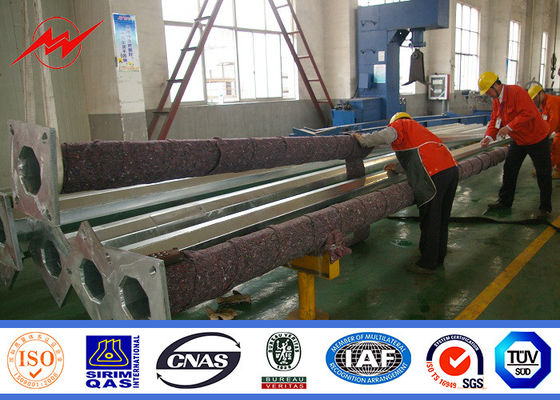 Водоустойчивое гальванизирование 9m солнечные светлые Poles горячего погружения для дорожного освещения