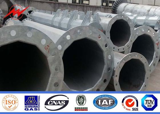 69KV восьмиугольная гальванизированная стальная передача Poles делает IP65/IP54 водостотьким