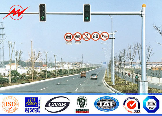 Конический/вокруг покрытия порошка 5m гальванизировал стальное Поляк для системы движения