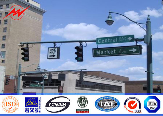 Одиночное полигональное Poles Dodecagon уличного света рукоятки восьмиугольное коническое