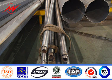 Покрытие порошка фонарного столба улицы Hdg 9m гальванизированное с перекрестными оружиями