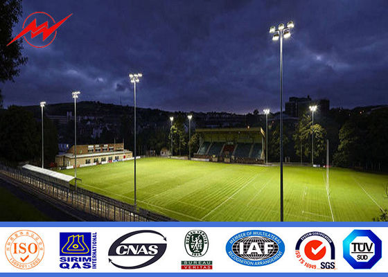 освещение спортивного центра фонарного столба рангоута 35М полигональное высокое с светом системы ХПС ворота