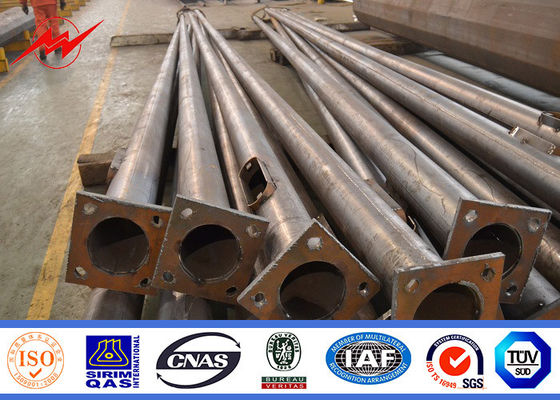 толщина Поляка освещения 3mm места для стоянки рукоятки Поляка 1m уличного света высоты 8m двойная