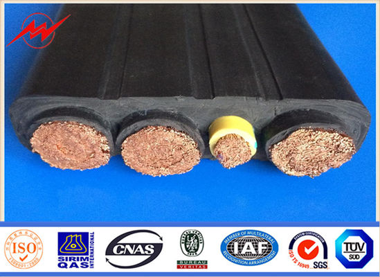 Пряжа силового кабеля сердечника электрических проводов и кабелей 4 медного проводника бумажная