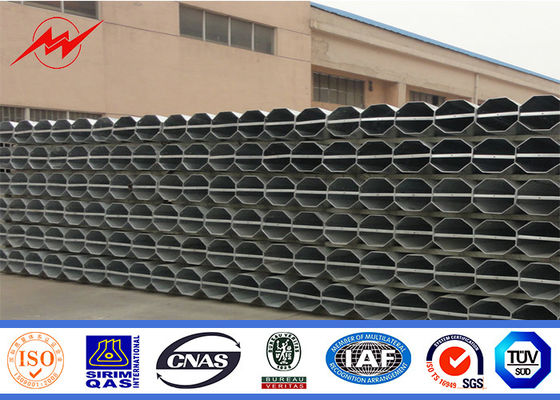 Electrical Power Galvanized Steel Pole for Asian Transmission Project