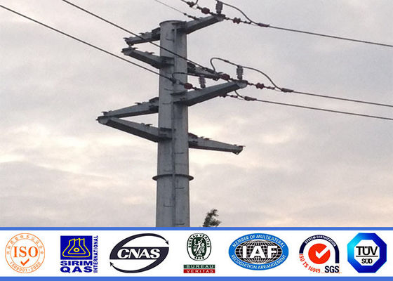 поляки передачи толщины стены поляка 5мм горячего погружения Гр65 11.8М гальванизированные стальные стальные